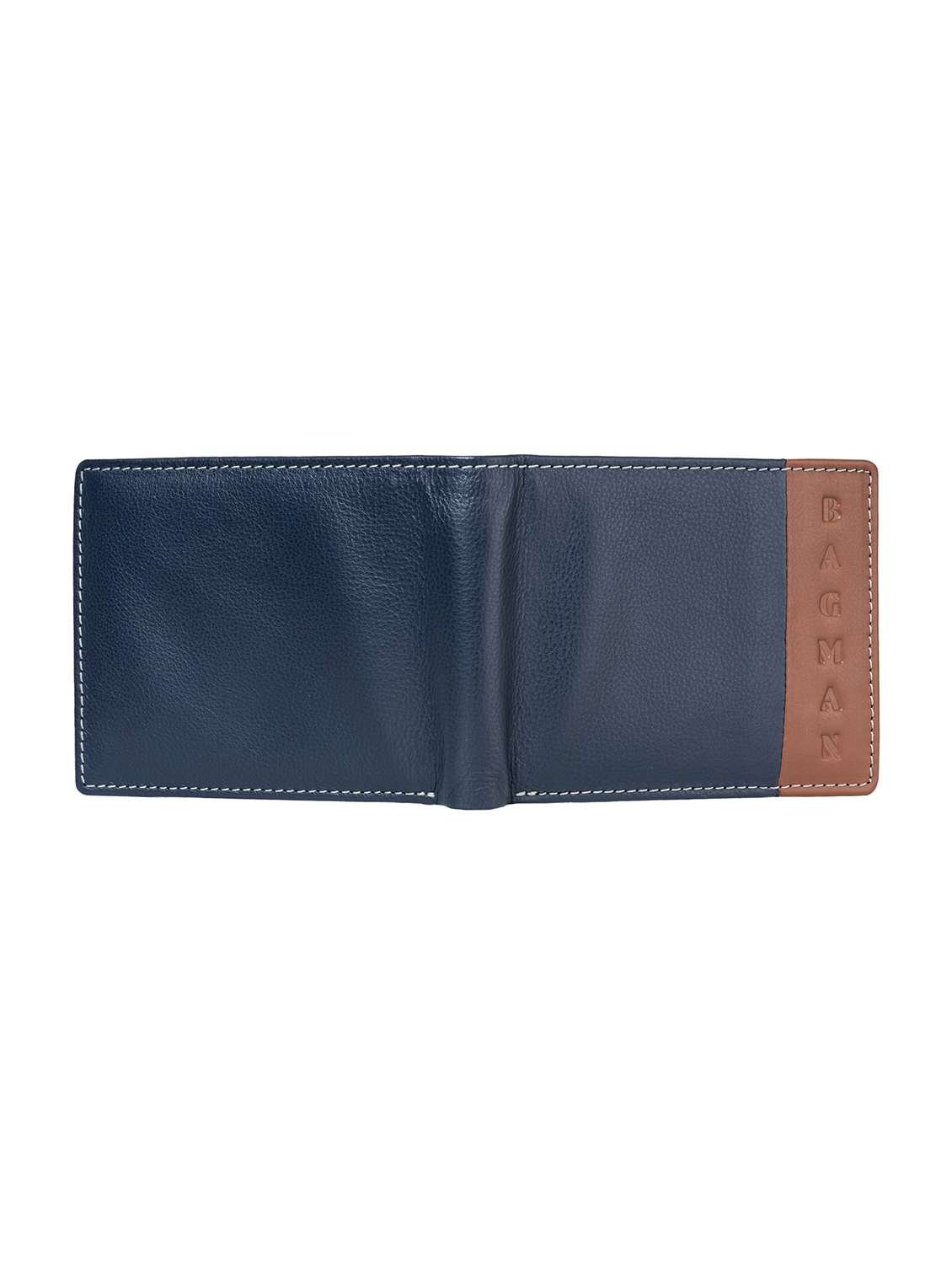 blue genuine leather wallet - 21556790 -  Standard Image - 1