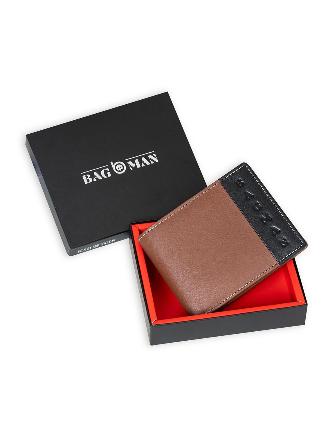 brown genuine leather wallet - 21556798 -  Standard Image - 1
