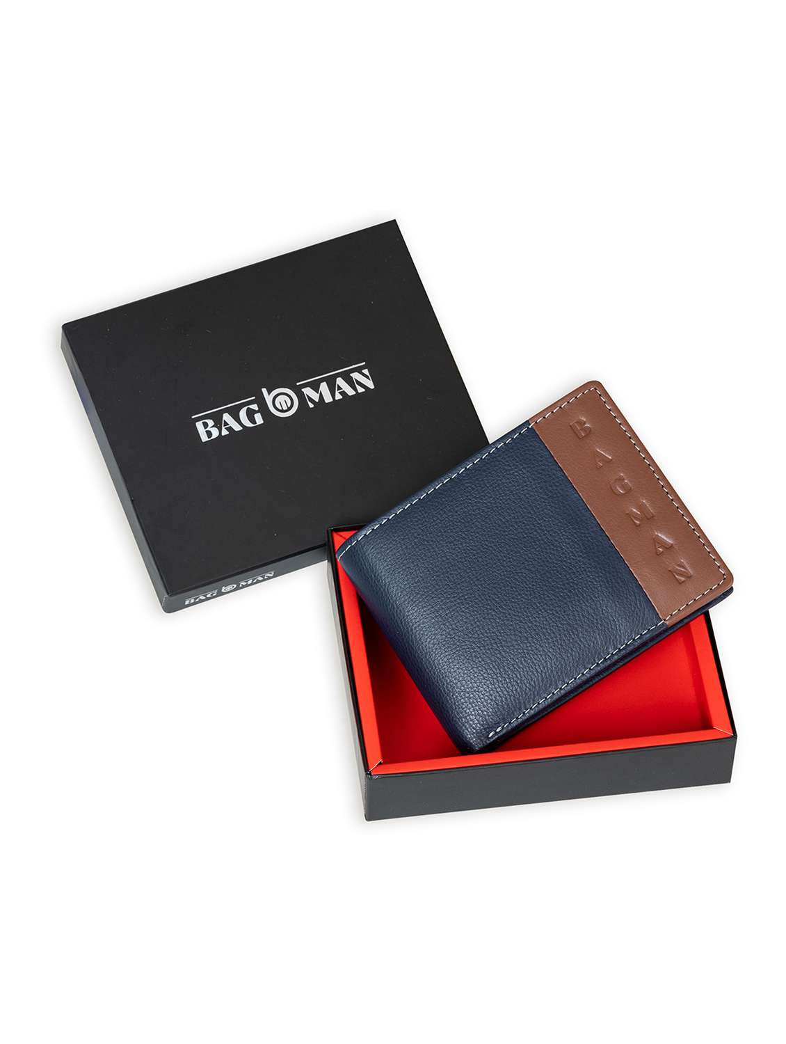 blue genuine leather wallet - 21556800 -  Standard Image - 1