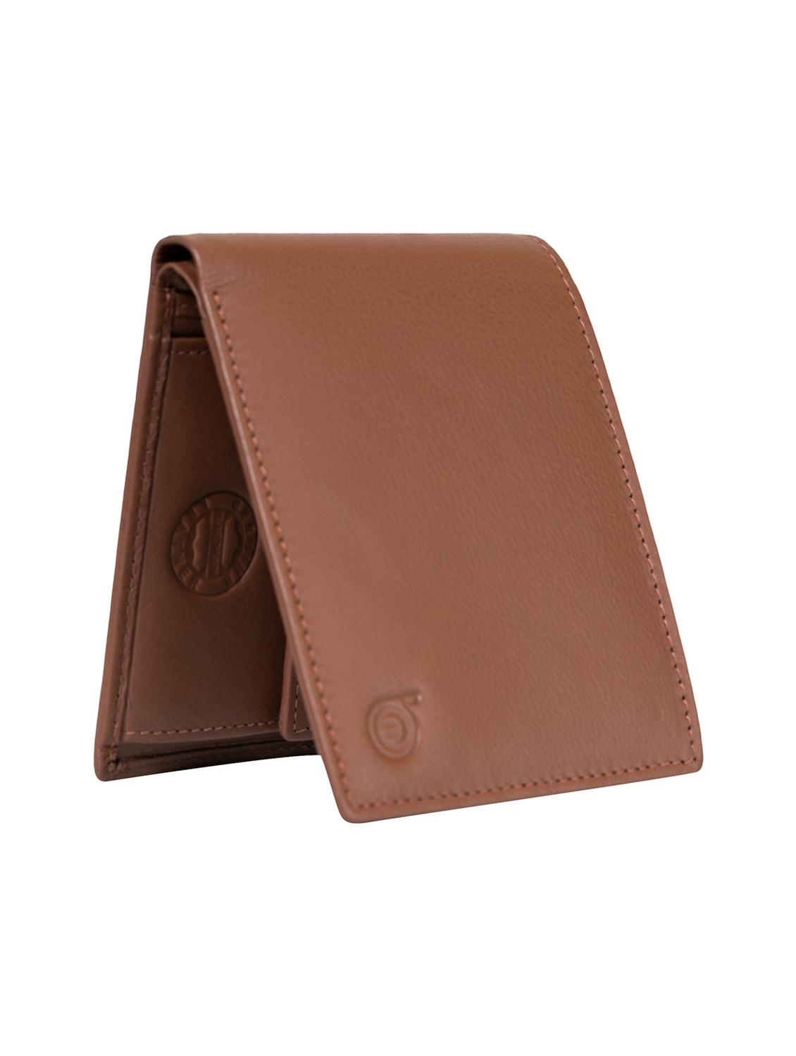 tan genuine leather wallet - 21556813 - Standard Image - 4