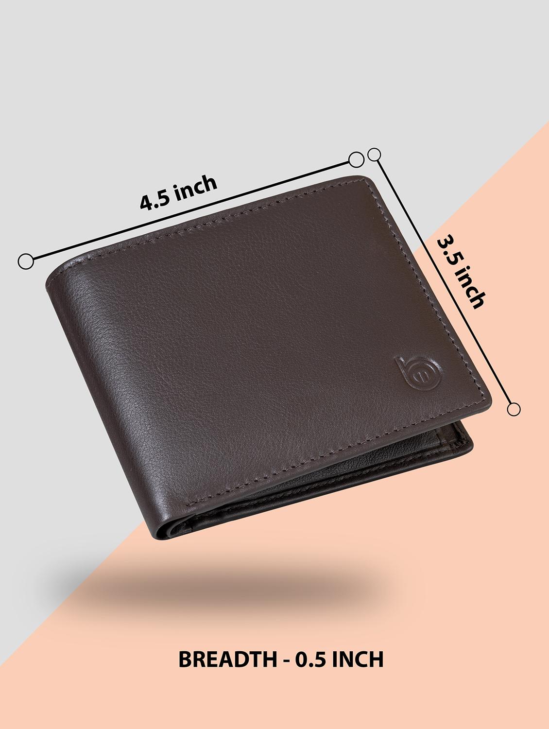 brown genuine leather wallet - 21556815 - Standard Image - 1