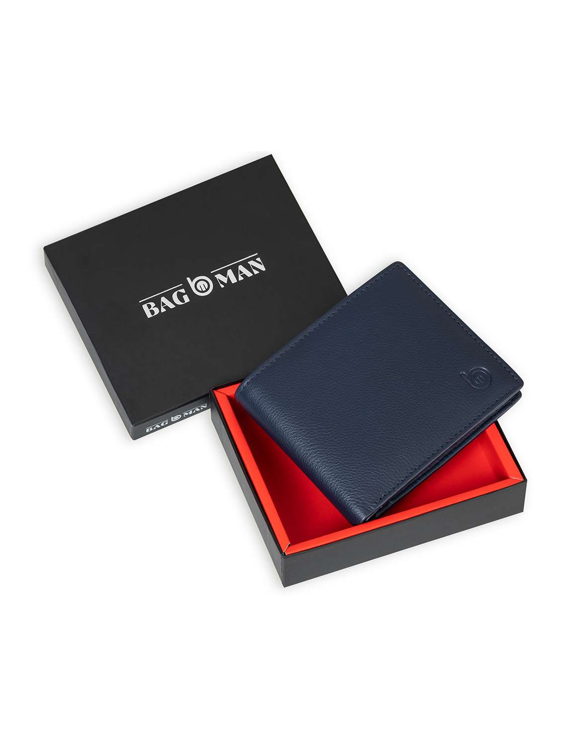 blue genuine leather wallet - 21556816 -  Standard Image - 1