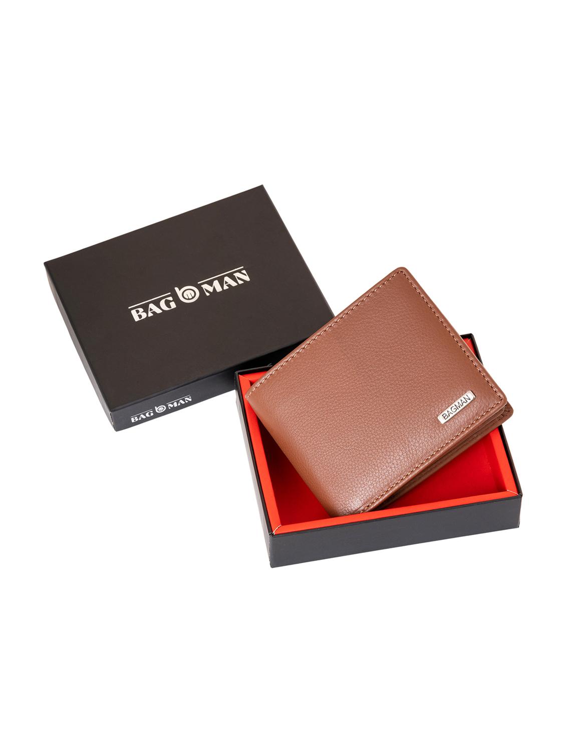 tan genuine leather wallet - 21556827 - Standard Image - 4