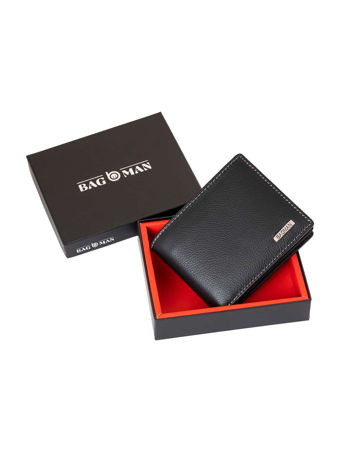 black genuine leather wallet - 21556828 -  Standard Image - 1