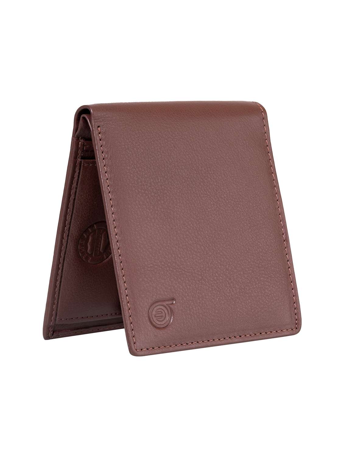 brown genuine leather wallet - 21556838 -  Standard Image - 4
