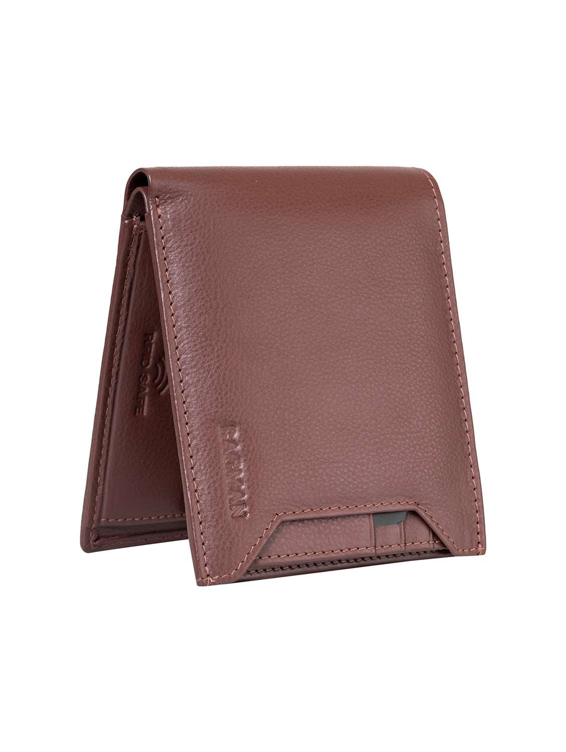 brown genuine leather wallet - 21556848 -  Standard Image - 4