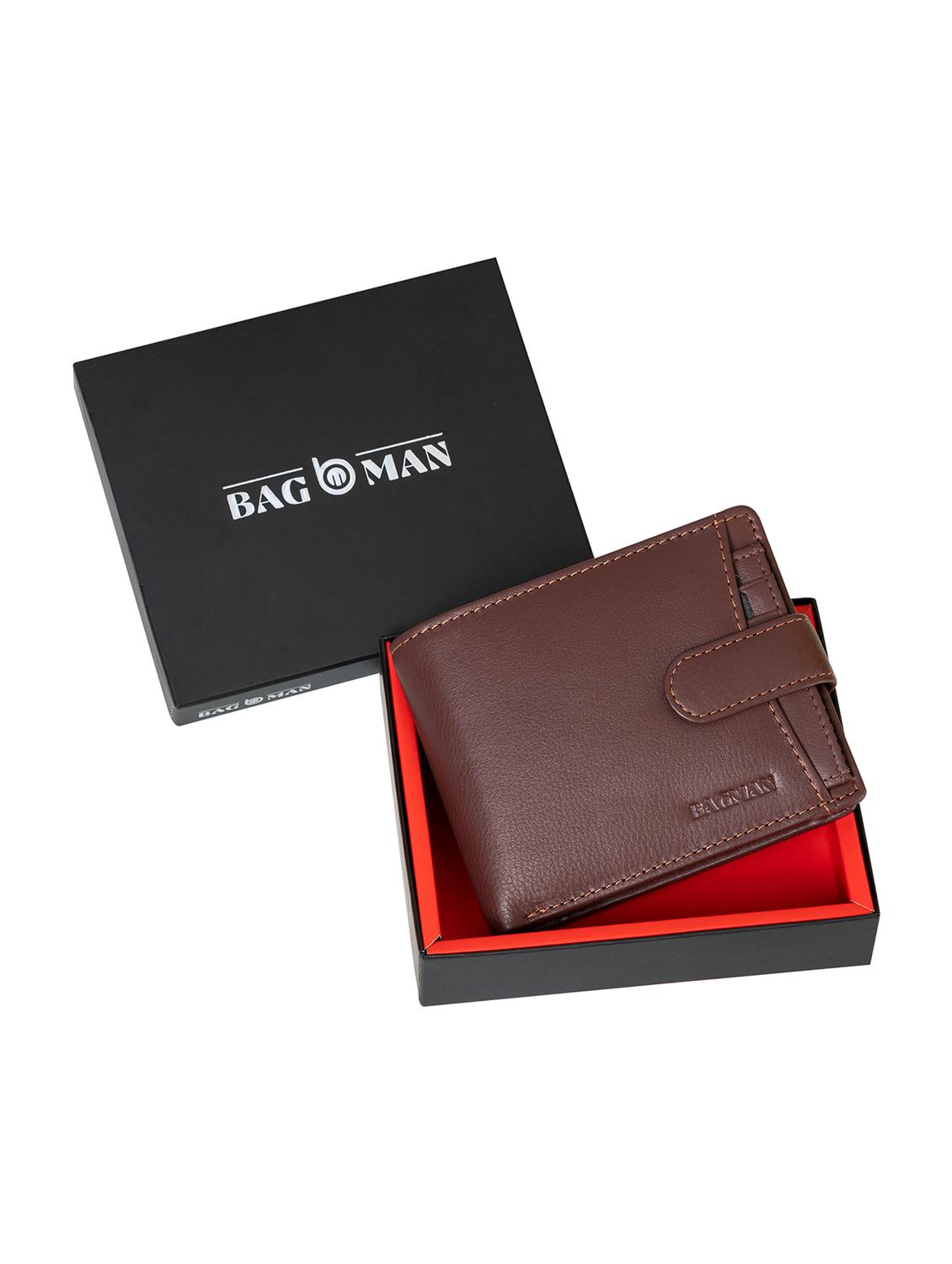 brown genuine leather wallet - 21556870 - Standard Image - 1