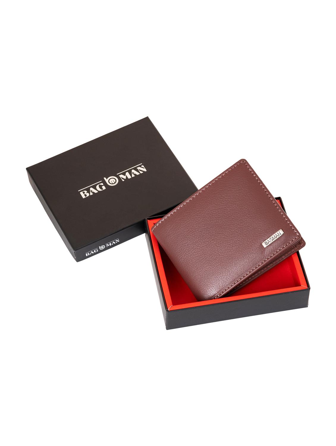 brown genuine leather wallet - 21556873 - Standard Image - 1