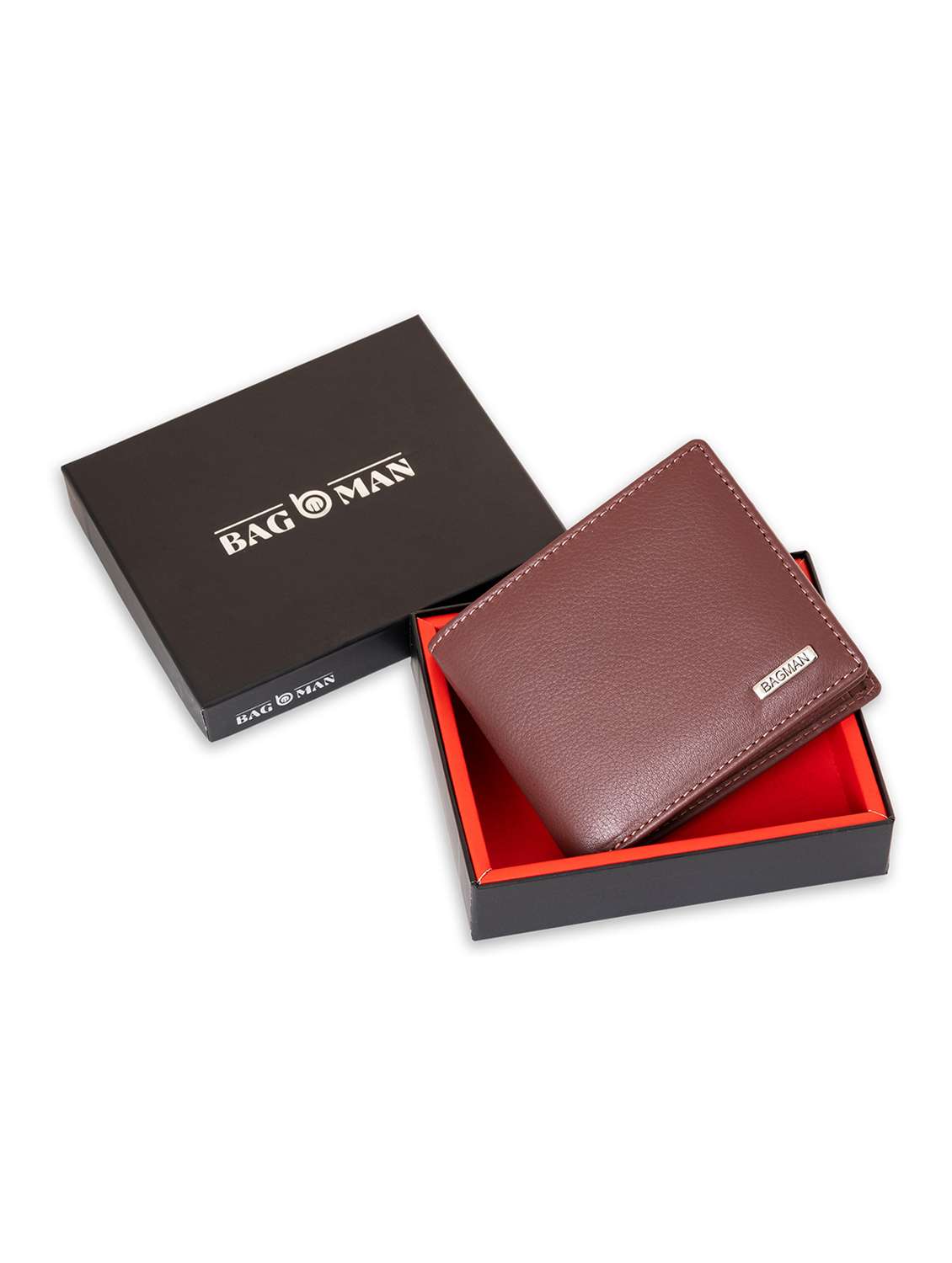 brown genuine leather wallet