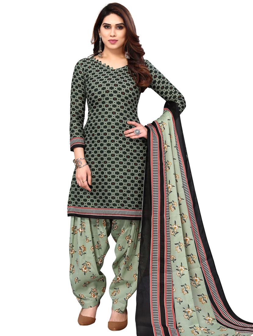 women printed unstitched suit set - 21557152 -  Zoom Image - 0