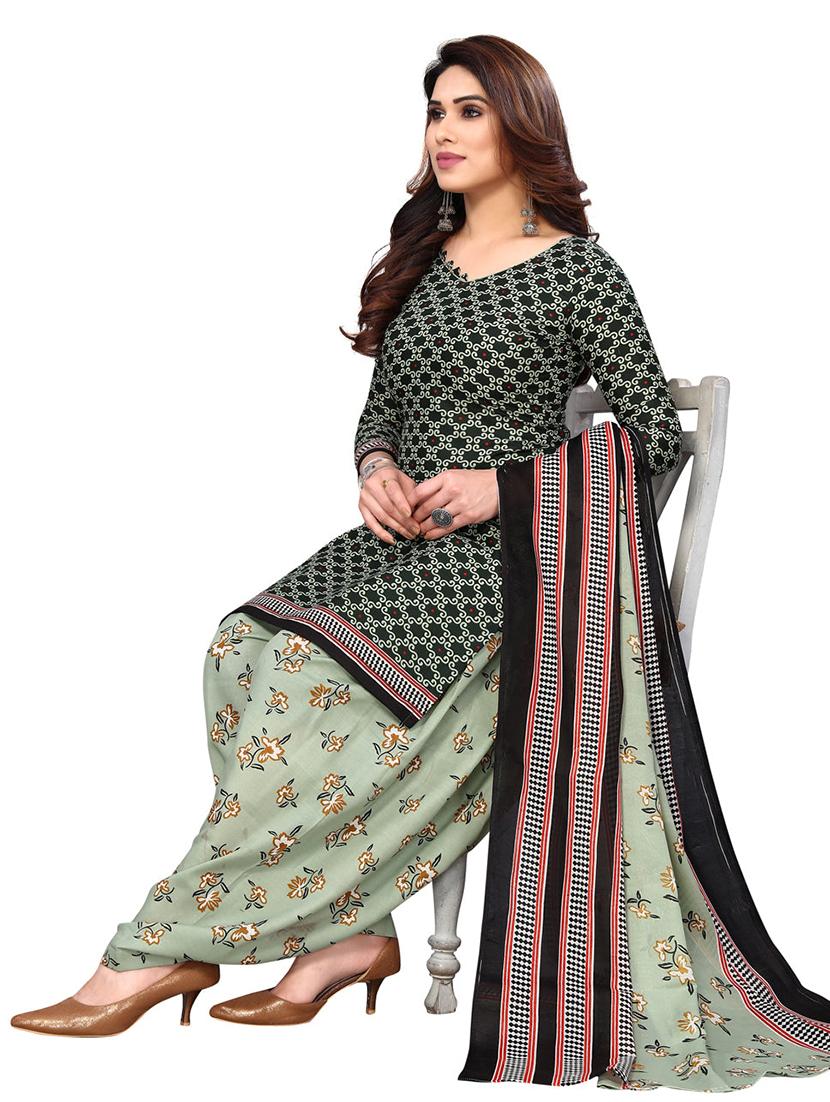 women printed unstitched suit set - 21557152 -  Standard Image - 1