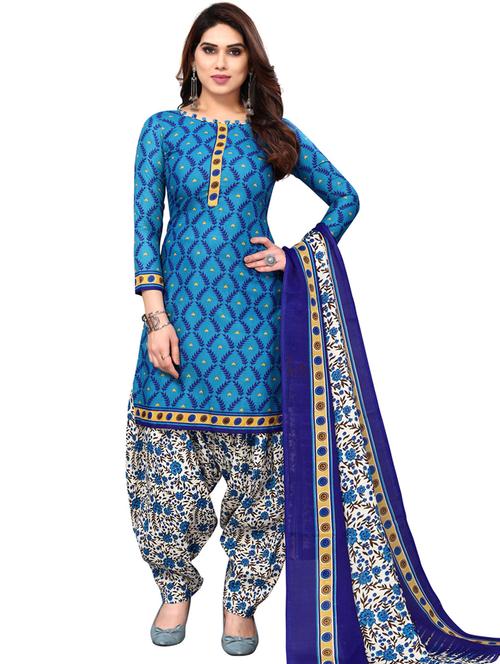 women printed unstitched suit set - 21557153 -  Standard Image - 0