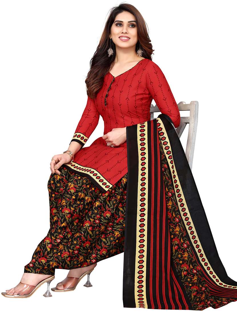 women printed unstitched suit set - 21557165 -  Standard Image - 1