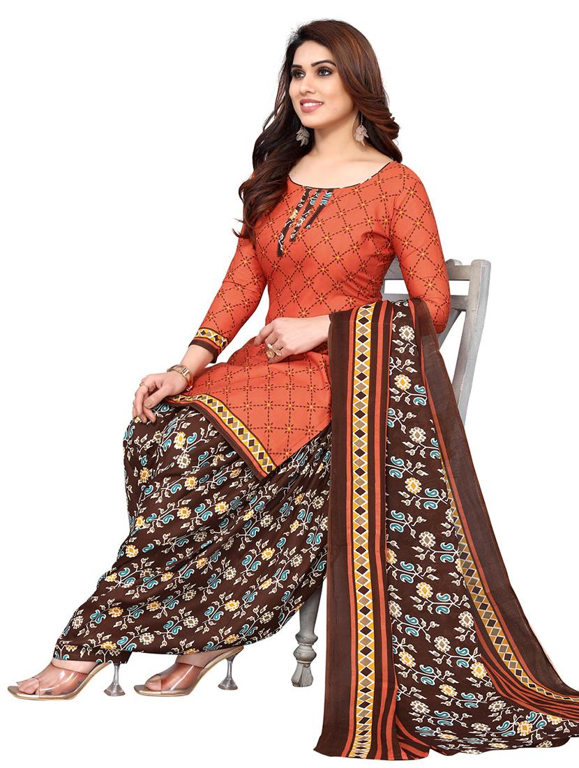 women printed unstitched suit set - 21557166 -  Standard Image - 1