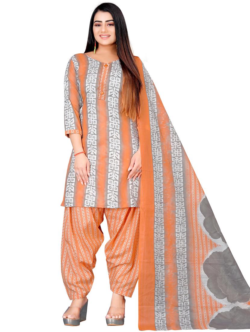 women printed unstitched suit set - 21557188 - Zoom Image - 0
