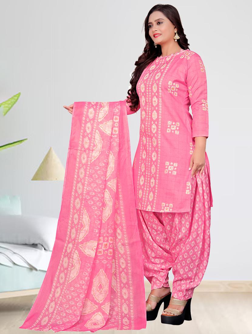 women printed unstitched suits - 21557198 -  Standard Image - 1