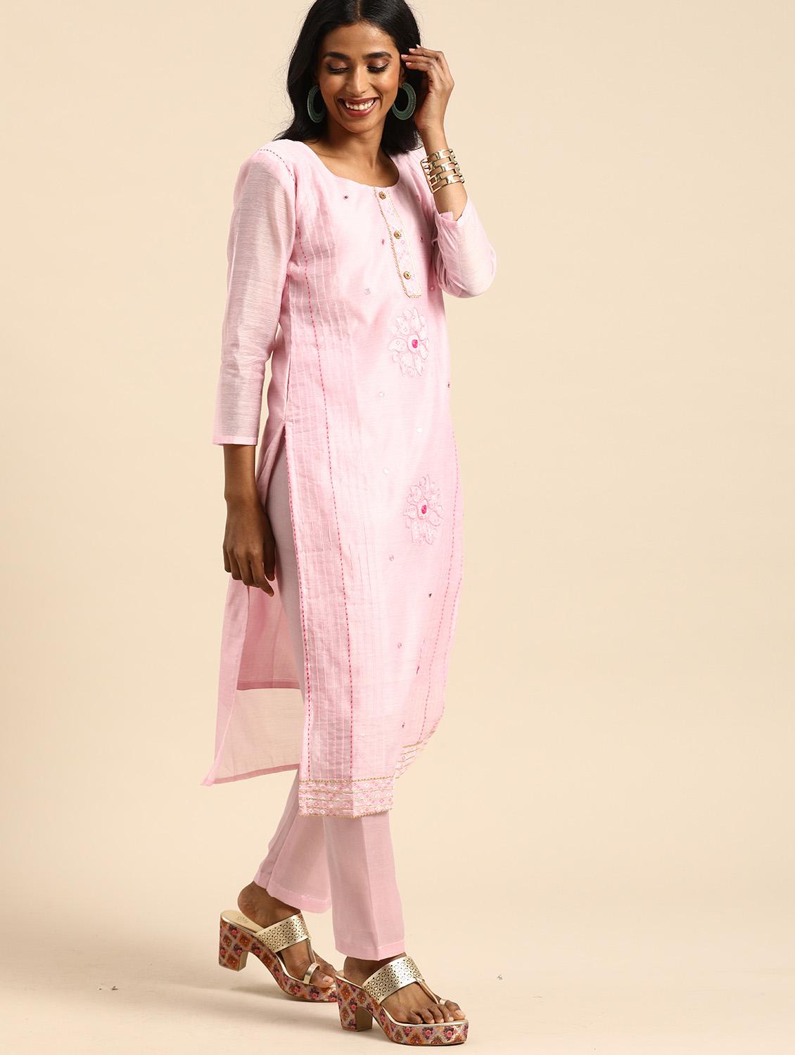women self design unstitched suits - 21557211 - Standard Image - 1