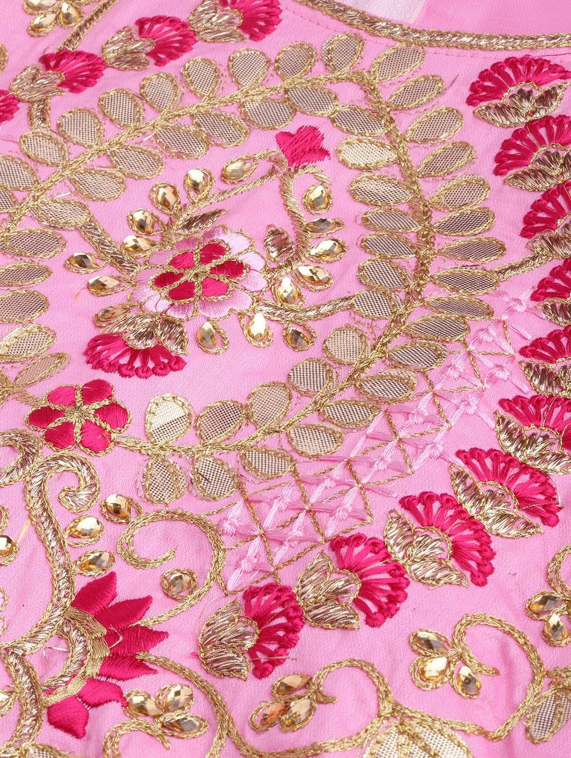 women solid with work unstitched suit - 21557222 - Standard Image - 4