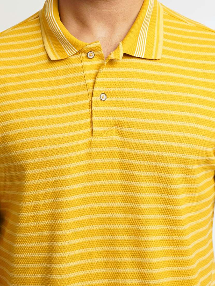 men stripes polo neck t-shirt - 21557417 -  Standard Image - 4