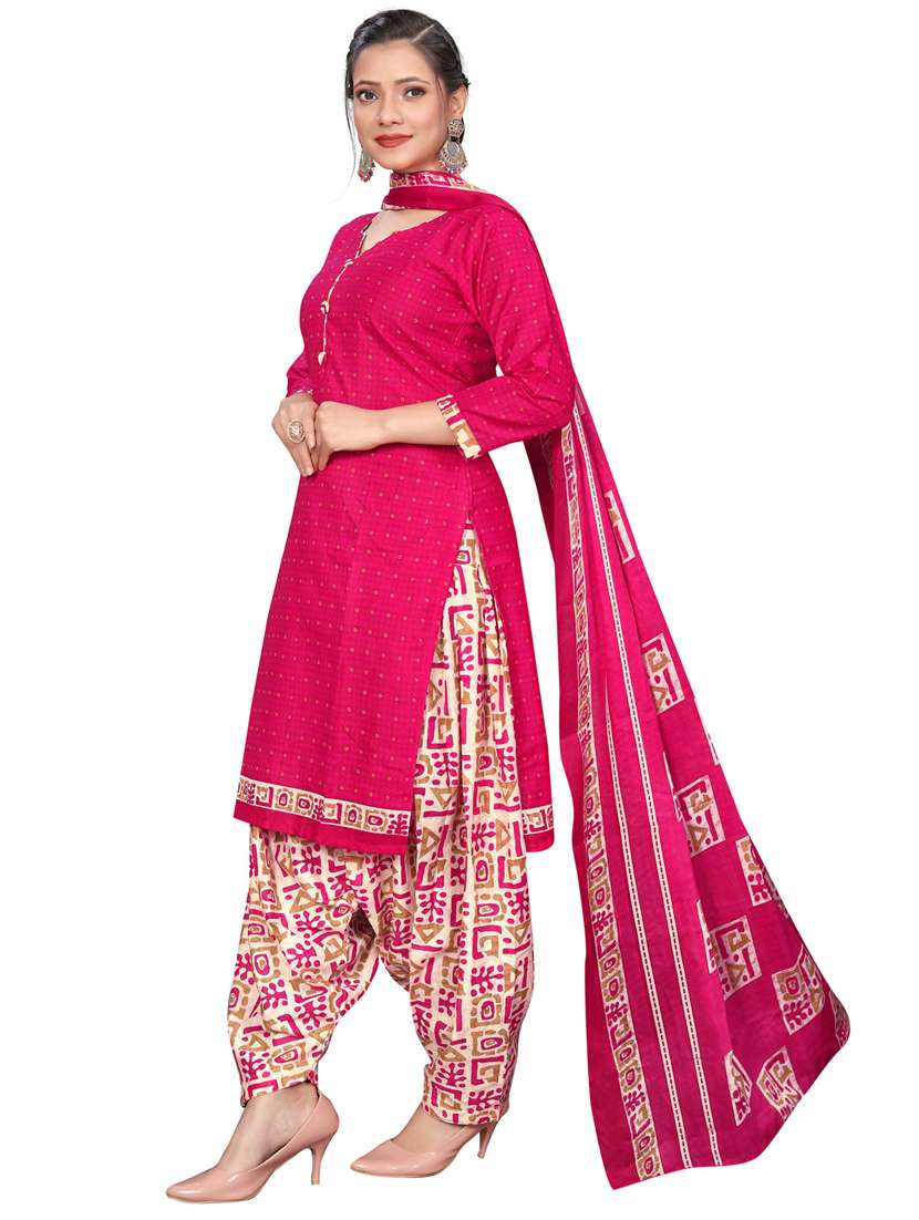 women printed kurta salwar set with dupatta - 21558162 -  Standard Image - 1