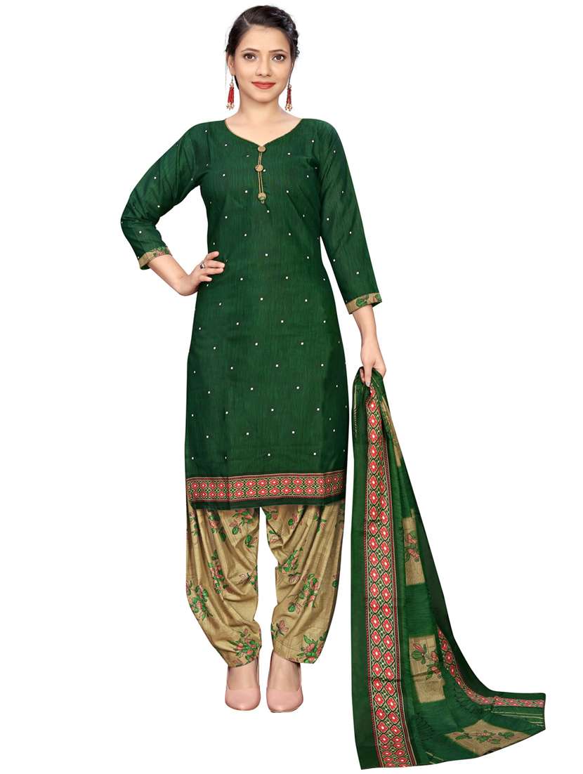 women printed kurta salwar set with dupatta