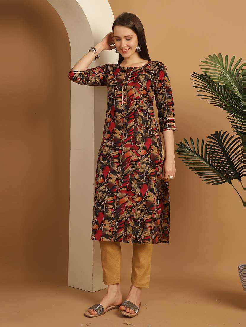 women printed kurta pant set with dupatta - 21558194 -  Standard Image - 1
