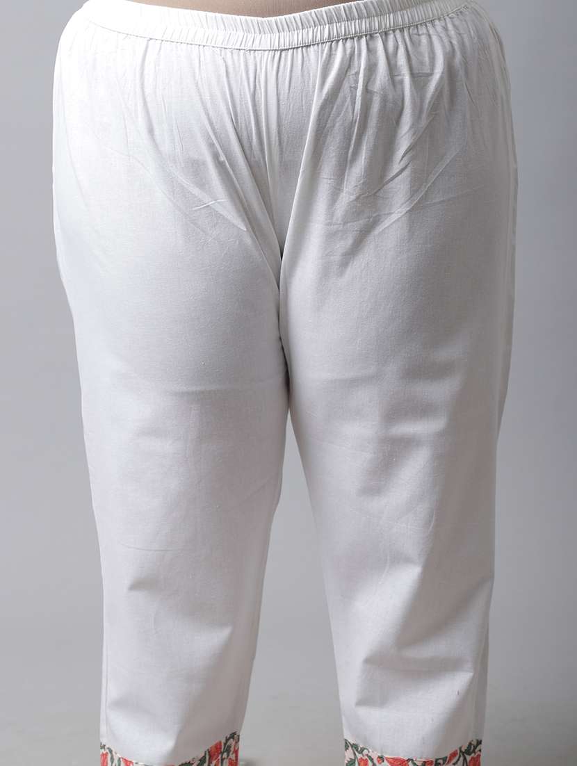 women printed three quarter sleeves suit set - 21558352 -  Standard Image - 4