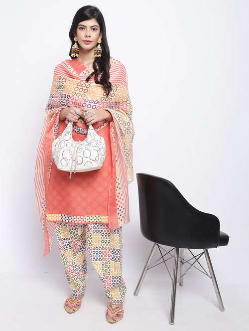 women printed kurta salwar set with dupatta - 21558505 - Standard Image - 0