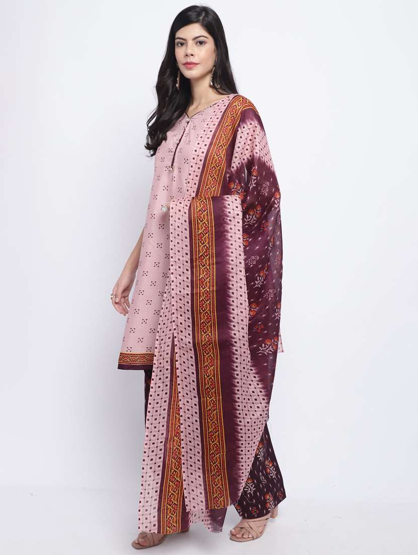women printed kurta salwar set with dupatta - 21558506 -  Standard Image - 1