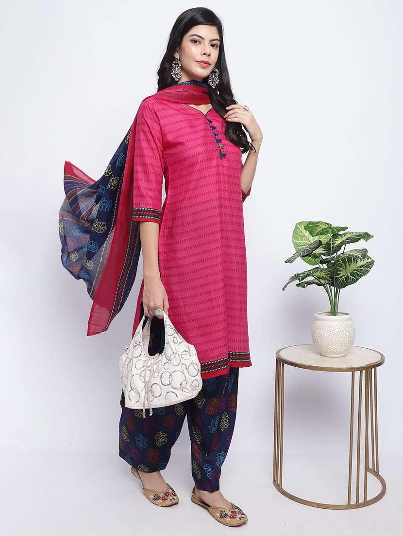 women printed kurta salwar set with dupatta - 21558511 -  Standard Image - 1