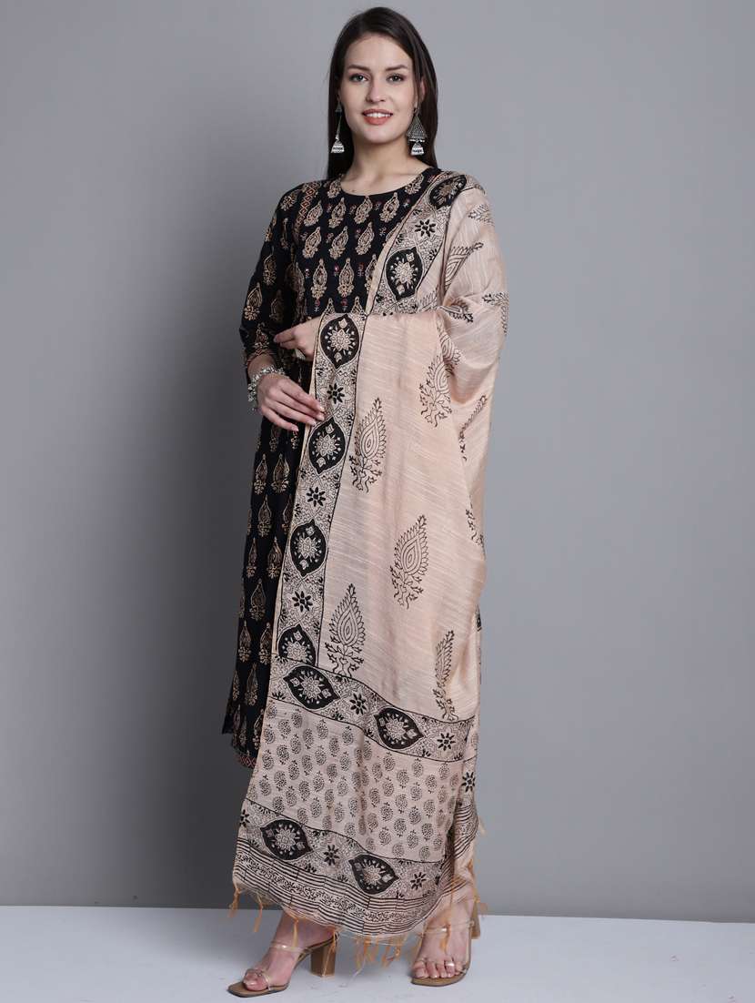 women printed kurta pant set with dupatta - 21558513 -  Standard Image - 1