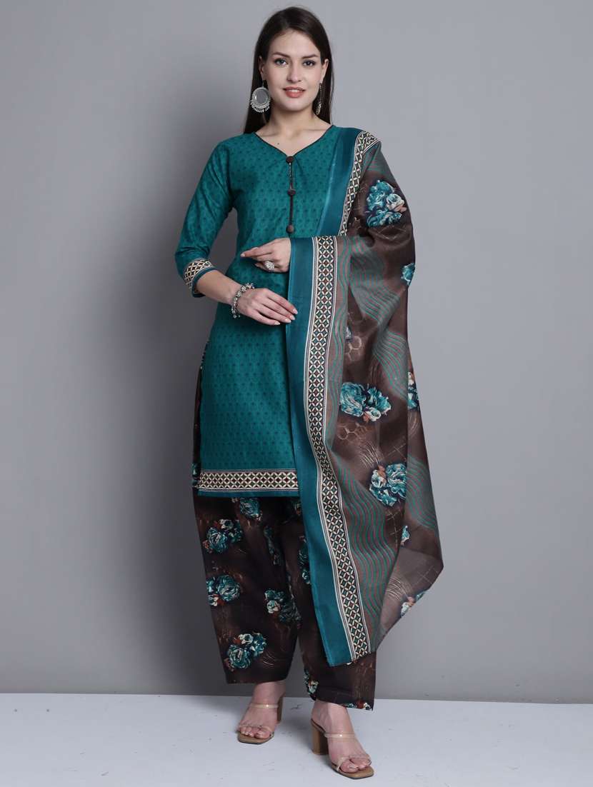 women printed kurta salwar set with dupatta - 21558523 -  Standard Image - 4