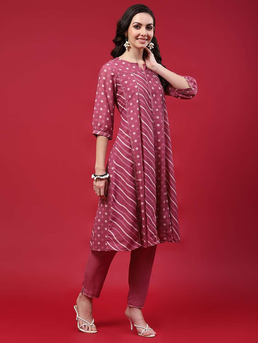 women printed kurta pant set with dupatta - 21559655 -  Standard Image - 1