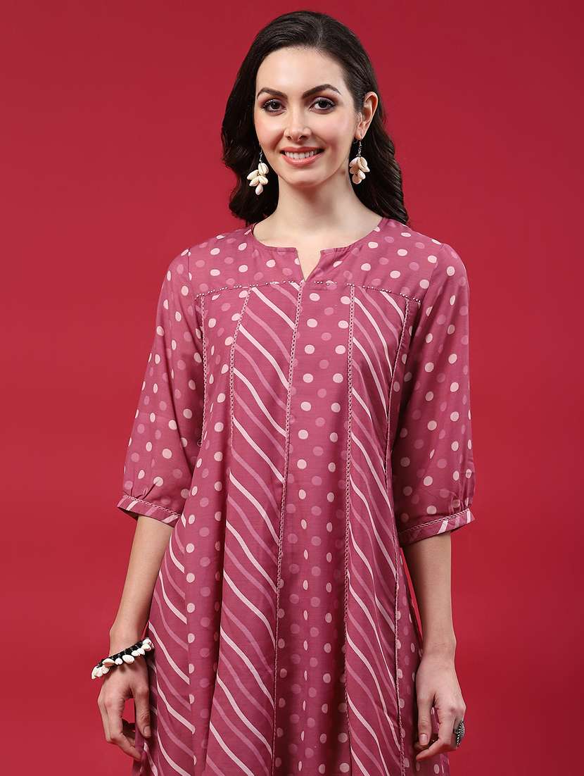 women printed kurta pant set with dupatta - 21559655 - Standard Image - 4