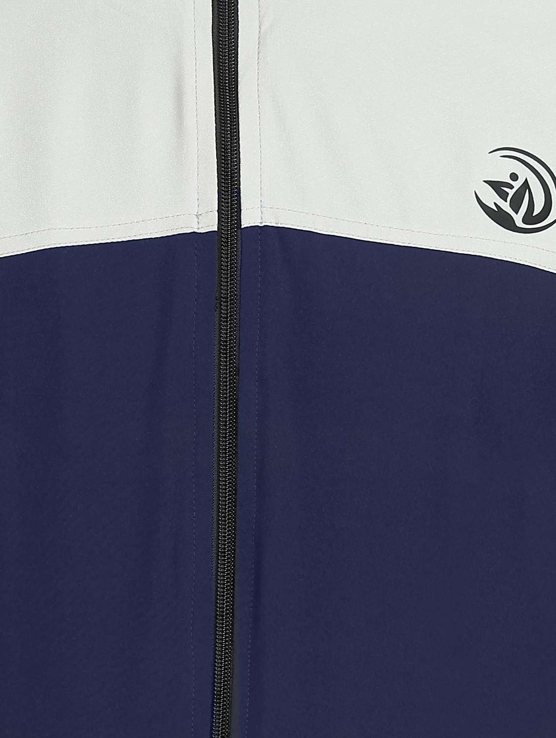 men color block long sleeves windcheater jacket - 21559679 -  Standard Image - 6