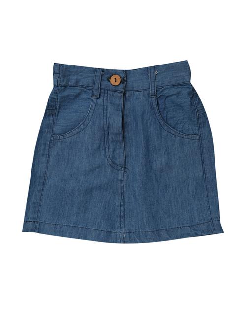 girls solid a-line skirt - 21559759 - Standard Image - 0