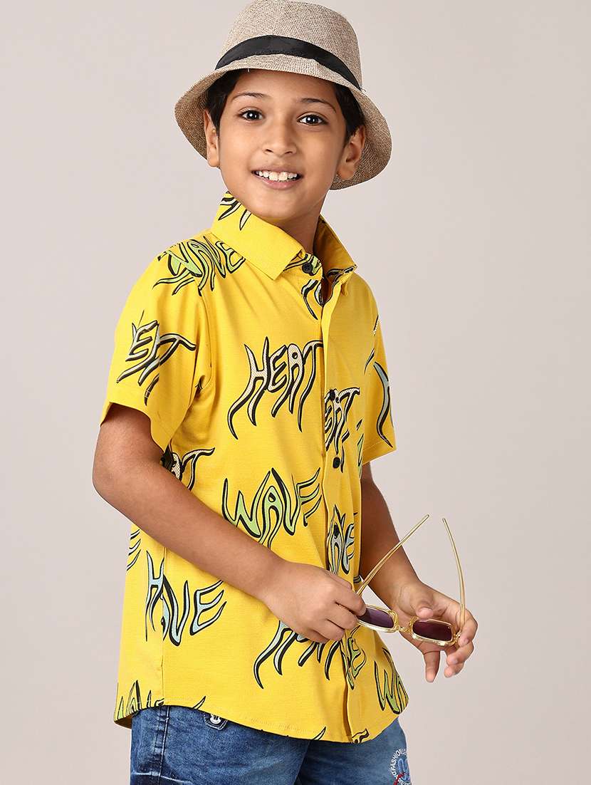 boys short sleeves printed shirt - 21560644 -  Standard Image - 1