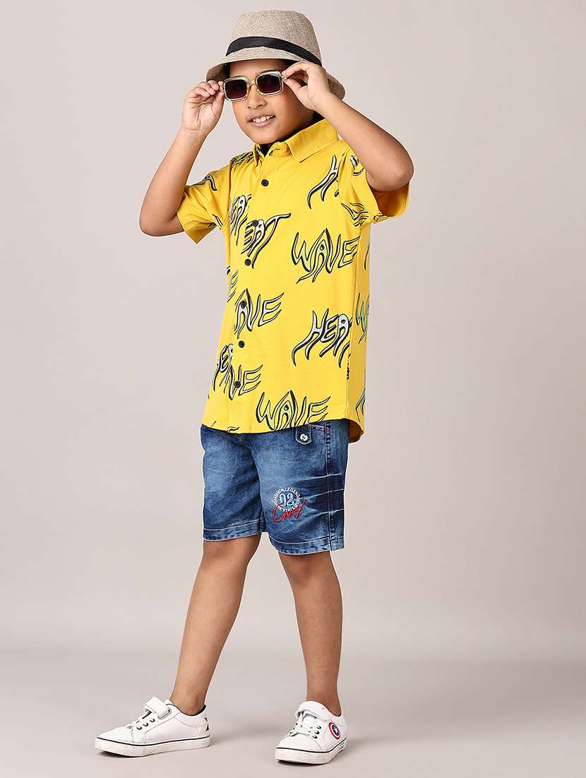 boys short sleeves printed shirt - 21560646 - Standard Image - 4