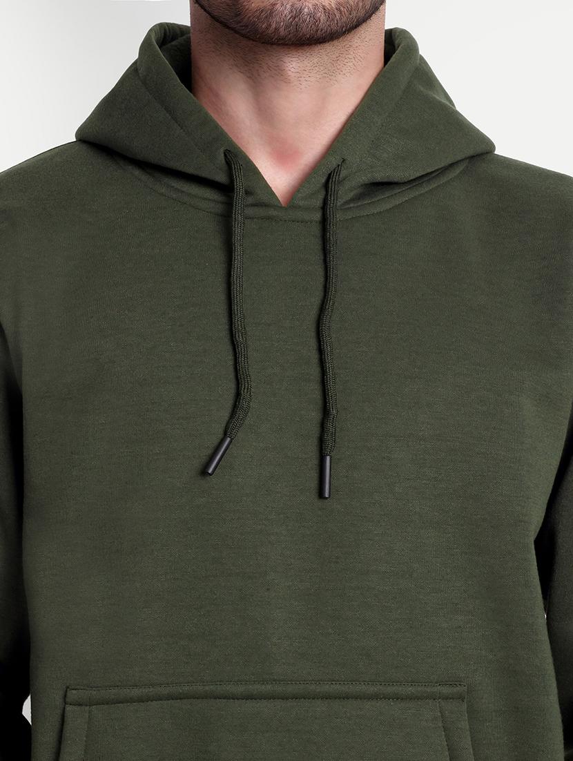 men solid hooded sweatshirt - 21561029 - Standard Image - 4