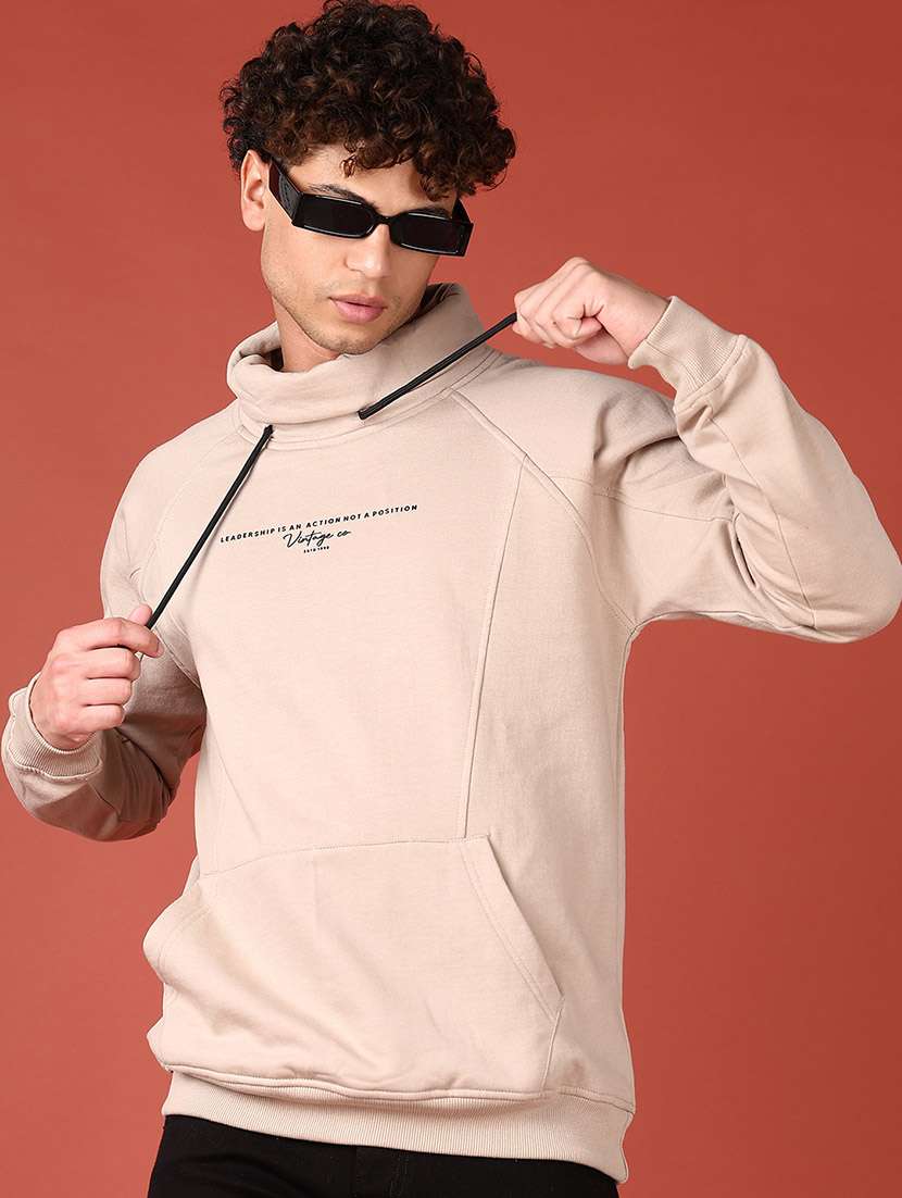 men long sleeves chest print sweatshirt - 21561280 -  Standard Image - 1