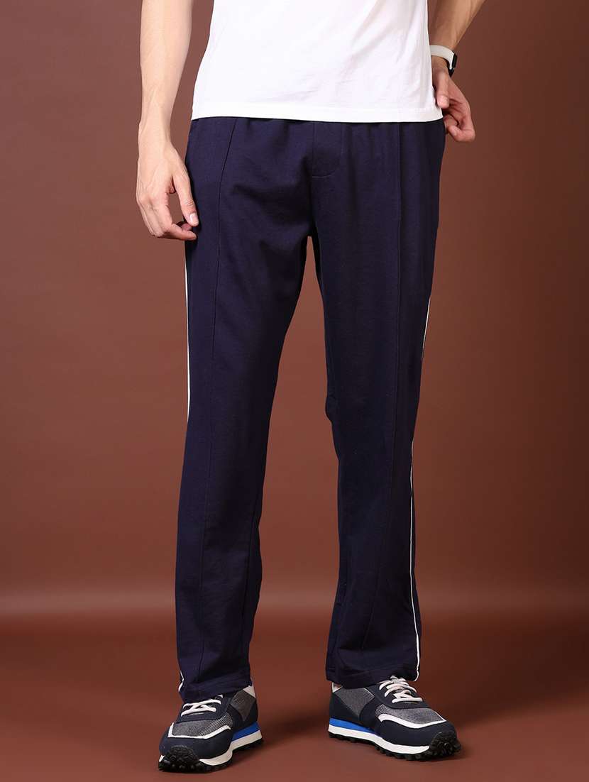 men solid mid rise full length tack pant - 21561295 -  Standard Image - 1