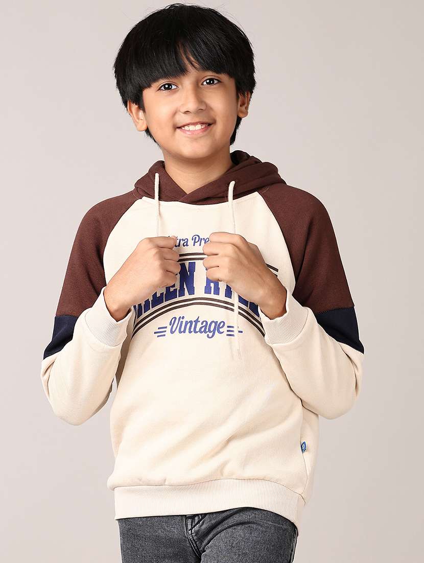 boys color block long sleeve sweatshirt - 21561346 -  Standard Image - 1