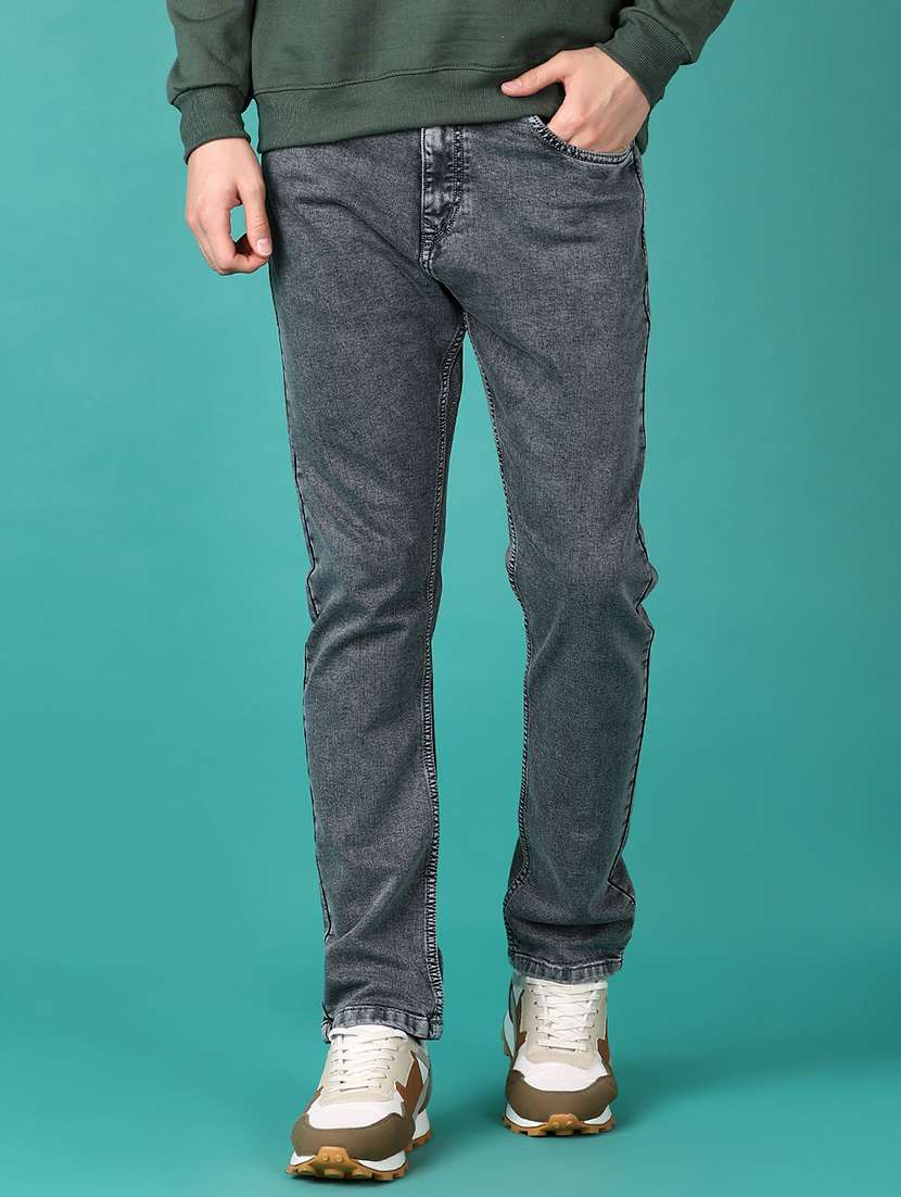 grey cotton jeans - 21561451 - Standard Image - 1