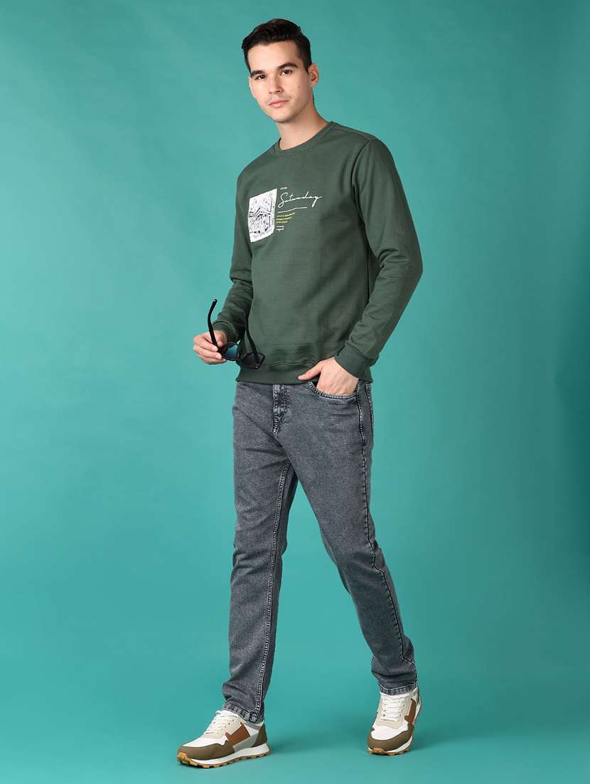 grey cotton jeans - 21561451 - Standard Image - 4