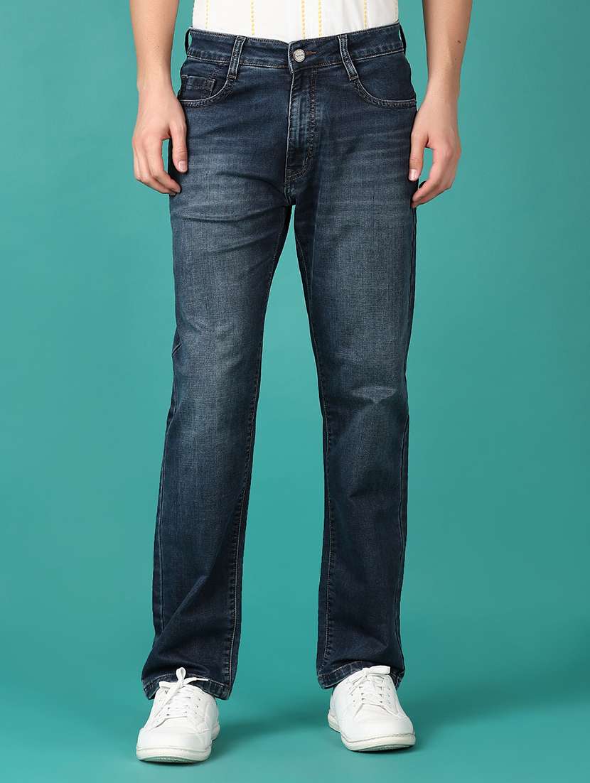 blue cotton jeans - 21561477 -  Standard Image - 1
