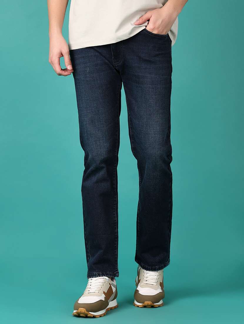blue cotton jeans - 21561487 -  Standard Image - 1