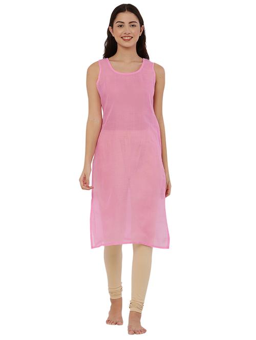 women solid round neck cotton camisole - 21561972 - Standard Image - 0