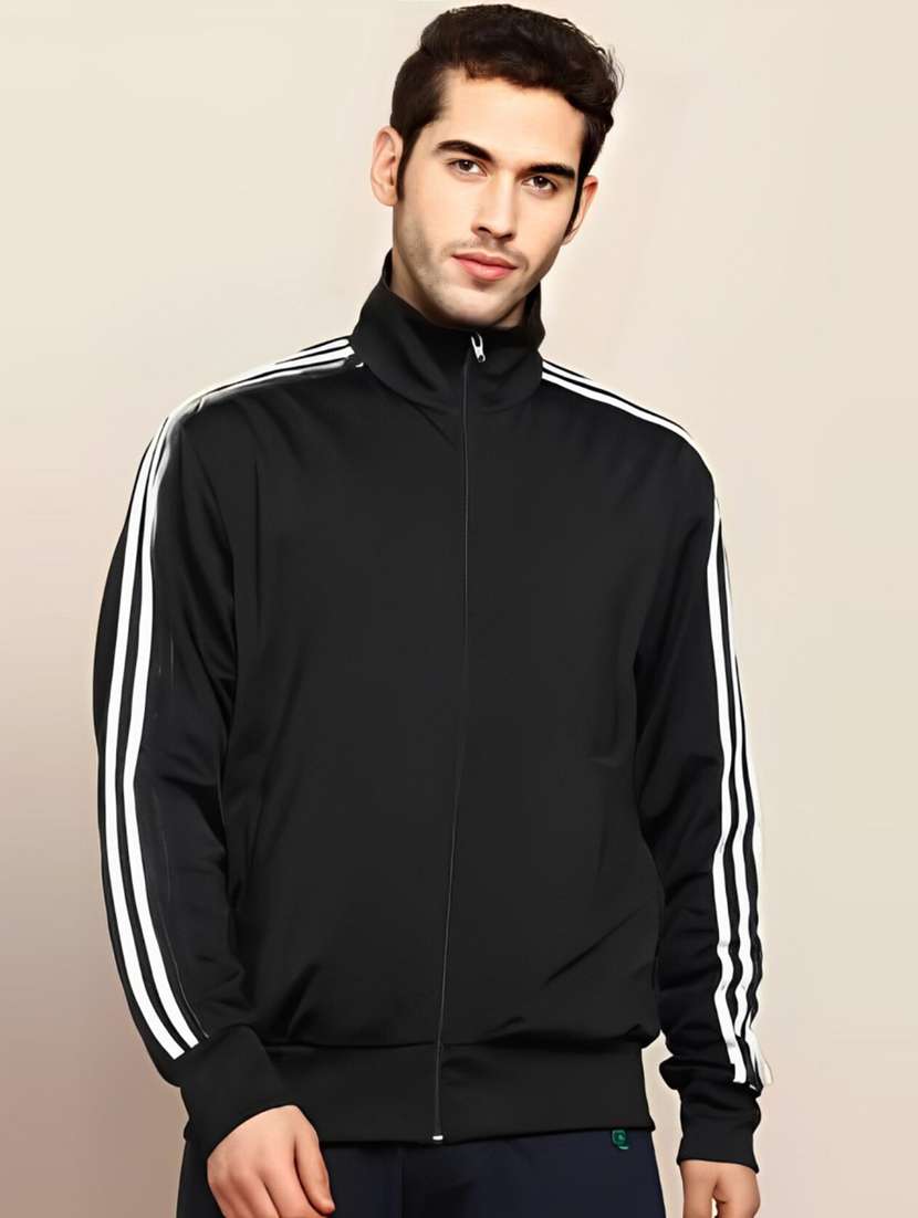 men tapered stand collar long sleeve jacket - 21562311 -  Standard Image - 1