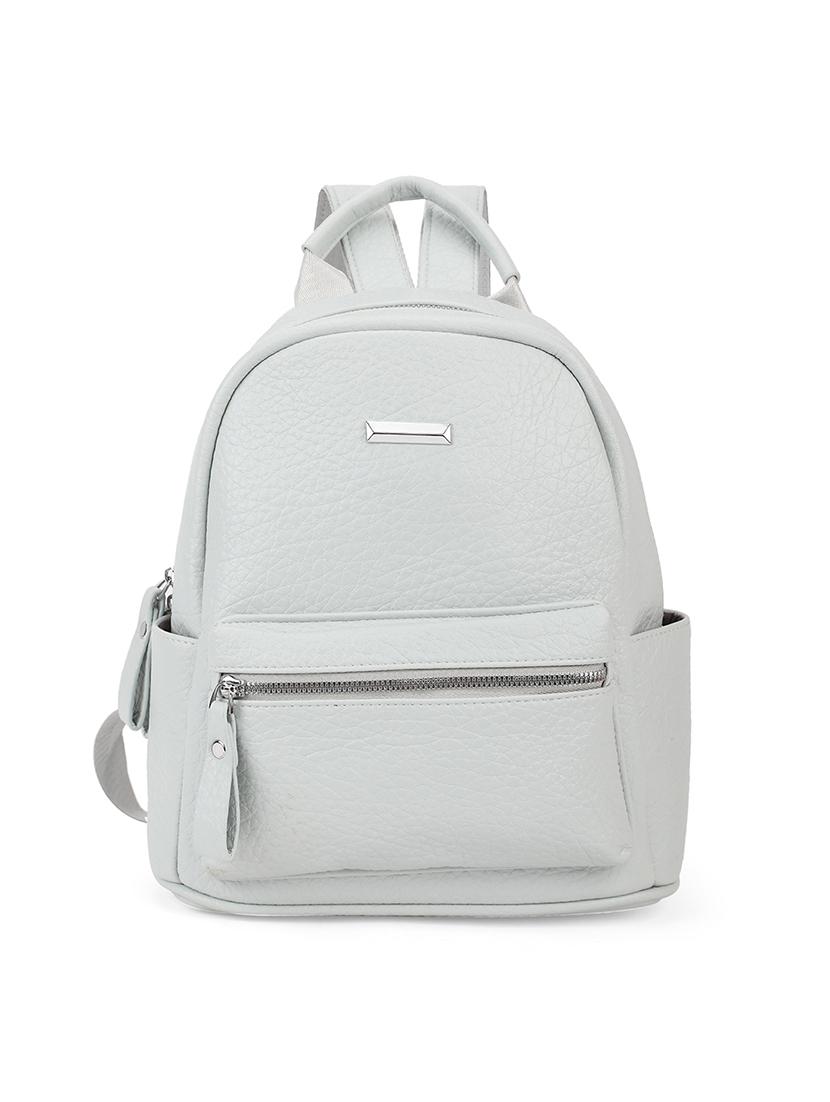 solid blue leatherette bagpack - 21562332 - Zoom Image - 0