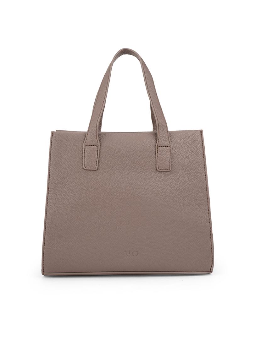 women grey solid handbag - 21562346 -  Standard Image - 1